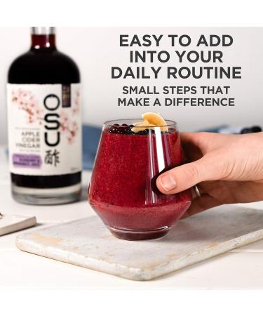 Osu Apple Cider Vinegar with Blueberry Pomegranate 500ml - Vegan & Gluten-Free - Buy Online on GoSupps.com