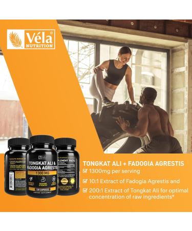 Fadogia Agrestis & Tongkat Ali Complex - 1300mg Potent Formula for Endurance & Stamina - 120 CT International Shipping - Buy Online on GoSupps.com
