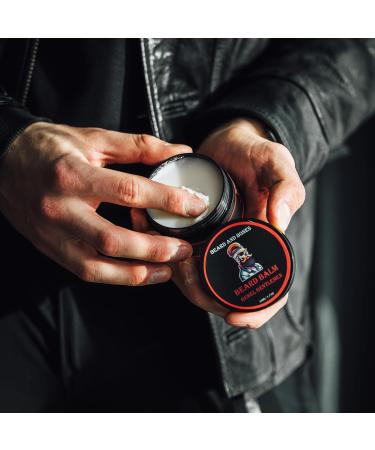 Beard and Bones 50ml Beard Balm for Men | Shea Butter, Jojoba Oil, Almond Oil | Choice of 6 Scents (Rebel Gentlemen) - Buy Online on GoSupps.com