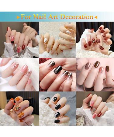 Gold Foil Flakes Set with Tweezers and Brush - 3 Bottles Metallic Leaf for Nail Art, Painting, Crafts, and Resin Jewelry Making (Gold, Silver, Copper - 3g) - Buy Online on GoSupps.com