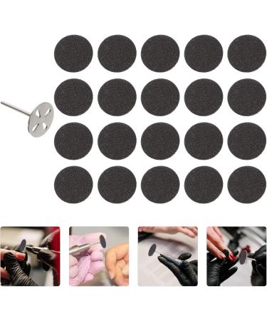 Lurrose Nail Polishing Leaves Set - Metal Replacement Grinding Pads & Sandpaper for Nails - Colorful Footfish Waffle Discs 2x2 cm - Buy Online on GoSupps.com