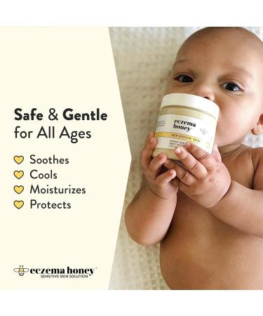 Eczema Honey Original Skin-Soothing Cream for Sensitive Skin | Fast Relief for Dry, Itchy, Irritated Skin | With Colloidal Oatmeal and Restorative Oils | 4oz Cruelty Free Formula - Buy Online on GoSupps.com