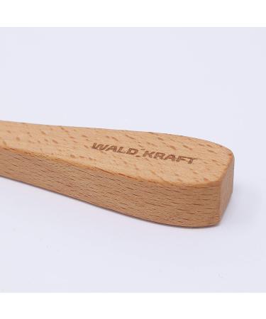 Waldkraft Face Brush Set | Eco-Friendly Beech Wood & Natural Bristles | Gentle Cleaning & Massage Brush | Made in Germany | 2 Pieces - Buy Online on GoSupps.com