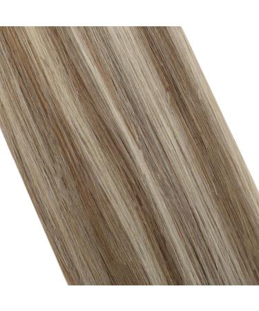 Moresoo Invisible Tape In Extensions - Real Hair Light Brown & Chestnut Brown 45cm | 20 Pieces 50g #8/22 - Premium Adhesive Hair Extensions - Buy Online on GoSupps.com