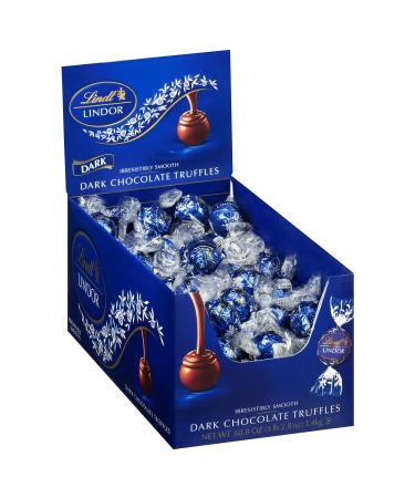 Lindt LINDOR Dark Chocolate Truffles, Chocolates with Smooth, Melting Truffle Center, Great for gift giving, 50.8 oz., 120 Count