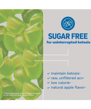 Herbtonics ACV Keto Gummies with The Mother & Keto BHB | Apple Cider Vinegar Gummies - Korean Red Panax Ginseng 1500mg - Foli-Tonic DHT Blocker & Hair Loss Supplement | Hair Thinning Treatment - Buy Online on GoSupps.com