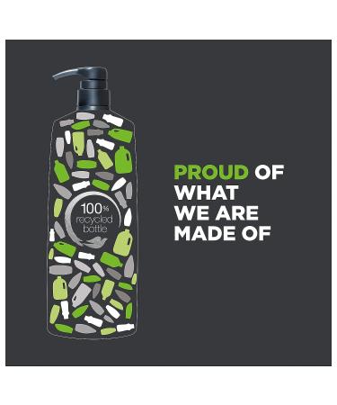 Dove Men+Care 2 in 1 Shampoo & Conditioner for Normal to Oily Hair 40 oz - Fresh & Clean Formula with Caffeine for Strengthening & Nourishing - Buy Online on GoSupps.com