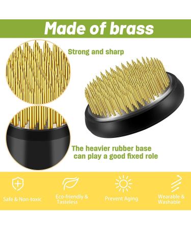 3-Piece Round Gold Floral Arranger Pins for Flower Arrangement & Plant Fixation - Buy Online on GoSupps.com
