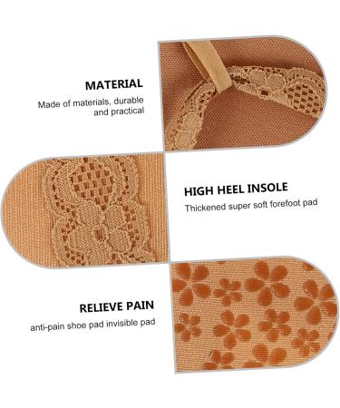 Mobestech 5 Pairs High Heel Insoles - Metatarsal Toe Cushions for Women | Soft Foot Pads & Inserts for Comfort - Buy Online on GoSupps.com