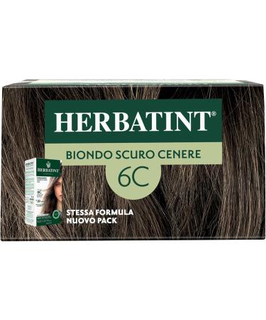  Herbatint Herbatint Permanent Hair Color Gel 6C Dark Ash Blonde - 170 ml | Ammonia-Free 100% Gray Coverage | For Sensitive Skin with 8 Natural Organic Extracts - Buy Online on GoSupps.com