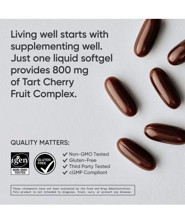 Sports Research Tart Cherry Concentrate 800 mg - 60 Softgels | Antioxidant & Recovery Aid - Buy Online on GoSupps.com