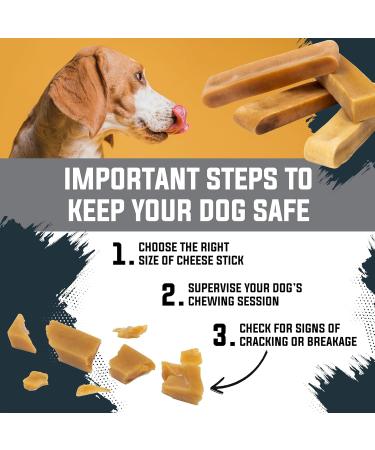 Alpha Gear Yak Cheese Dog Favourite Chews. 8 sticks Medium Original All-Natural Chews for Dogs. Long Lasting odorless and Great for Oral Health (8 Sticks Medium) - Buy Online on GoSupps.com