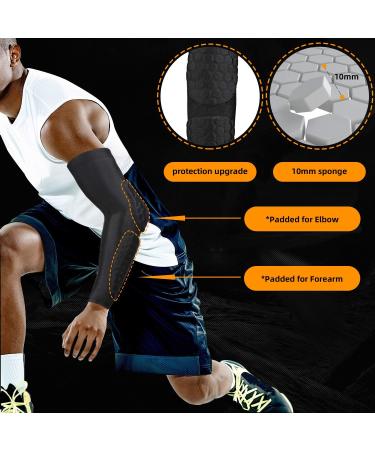 GUOZI Arm Elbow Sleeves 2 Pack - Crashproof Pads for Sports - Youth & Adult Sizes - Buy Online on GoSupps.com