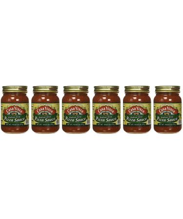 Casa Visco Pizza Sauce 16oz (Pack of 6) - Authentic Italian Flavor for Homemade Pizzas - Buy Online on GoSupps.com
