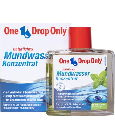 One Drop Only 5 pieces per 50 ml mouthwash concentrate + 20 free toothpicks economical mouthwash for daily use for up to 1000 applications with 1 drop combat bad breath - Buy Online on GoSupps.com