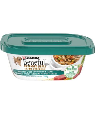 Beneful Wet Dog Food Prepared Meals: Roasted Turkey Medley + Rice and Lamb Stew (283g x 16 Tubs) - Buy Online on GoSupps.com