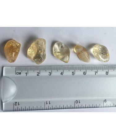 Citrine Crystal Small Tumble Stone - 5 Pc - Buy Online on GoSupps.com