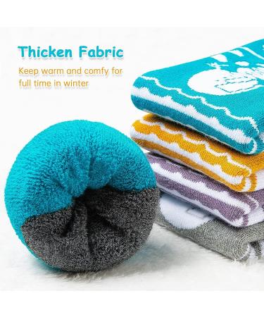 KRLAO Kids Ski Socks - 2 Pairs of Warm & Soft OTC Snow Socks for Toddlers | Ideal for Winter Skiing & Snowboarding - Buy Online on GoSupps.com