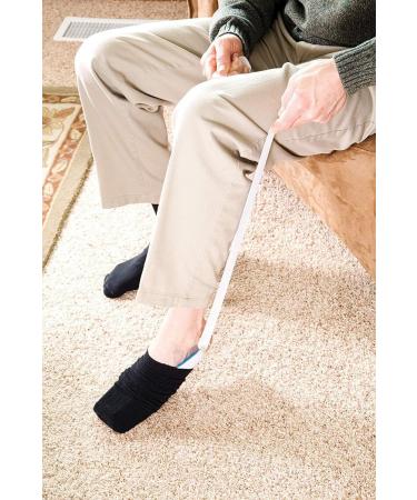 Fairman Socks Aid - Easy-On-Off Stocking Slider for Elderly/Pregnant with Reduced Mobility (Navy Blue) - Buy Online on GoSupps.com