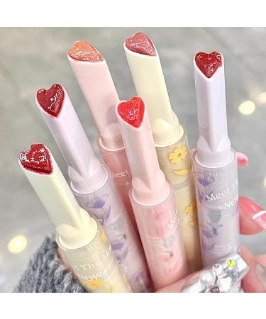 Flortte Heart-Shaped Jelly Lipstick (#03) Long-Lasting Plumping Lip Balm - Buy Online on GoSupps.com