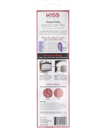 Kiss New York Insta Glide Pedicure File Callus Remover - Purple | Foot File FF02 - Buy Online on GoSupps.com