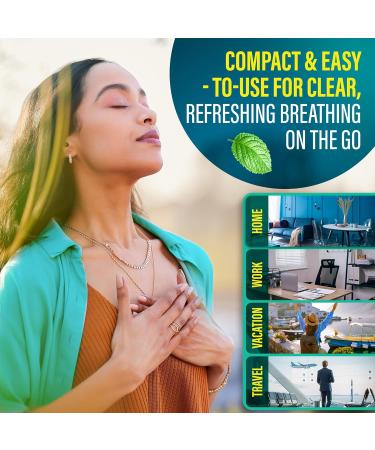 GuruNanda Vapor Inhaler Nasal Stick with Essential Oils for Soothing Relief Helps Clear Nasal Passages & Ease Stuffiness Non-Medicated 1 Count - Buy Online on GoSupps.com