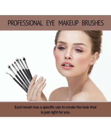 Keshima Professional Eye Makeup Brushes Set - Eyeshadow, Smudge, Blending, Crease, Pencil, Angled & Bent Eyeliner Brushes - Buy Online on GoSupps.com