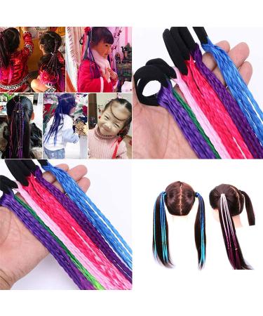 Colorful Synthetic Hair Extensions & Braided Tendrils | 6 Vibrant Wig Styles for Beautiful Hair Transformations - Buy Online on GoSupps.com