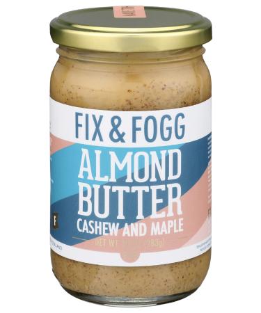 Fix and Fogg Cashew & Maple Almond Butter, 10 OZ