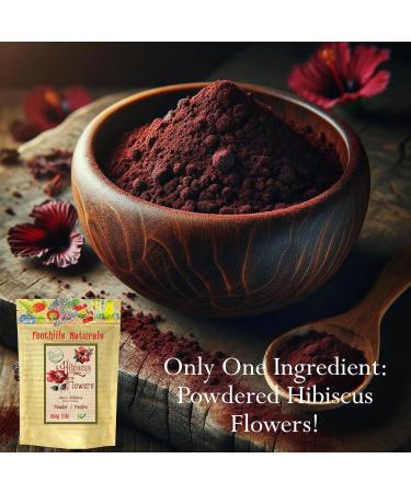 Foothills Naturals Hibiscus Powder 454g Pure - Buy Online on GoSupps.com