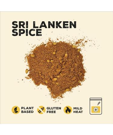 Nature Kitchen Sri Lankan Mild Spice Blend - 500g | Gluten-Free & Vegan Seasoning for Everyday Cooking: Marinades, Sauces, Frying, Baking, Grilling - Buy Online on GoSupps.com