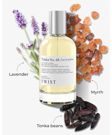 Twist Tonka No. 68 - Eau De Parfum Inspired by J. Malone Myrrh & Tonka Cologne Long-Lasting Perfume For Women & Men Paraben Free Vegan Clean Ingredients Unisex - Spray 100 ml | 3.4 fl. oz. Tonka No. 68 - Inspired by JM Myrrh & Tonka 3.4 Fl Oz (Pack of 1) - Buy Online on GoSupps.com