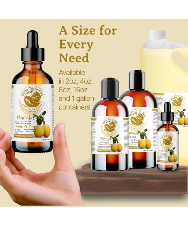 Bella Terra Oils Marula Oil. 120ml. 100% Pure. Cold-pressed. Unrefined. Luxury Oil. Rich in Antioxidants. Absorbs Quickly. Natural Moisturizer for Skin Hair. 120 ml (Pack of 1) - Buy Online on GoSupps.com