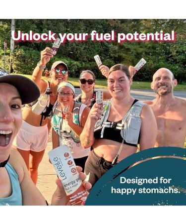 Levelle Nutrition Energy Gel Variety Sampler Real Food Fuel for Female Endurance Athletes | Vegan No Artificial Additives | 6-Pack (40g Each) 3 Flavors Assorted Flavors 6 Count (Pack of 1) - Buy Online on GoSupps.com