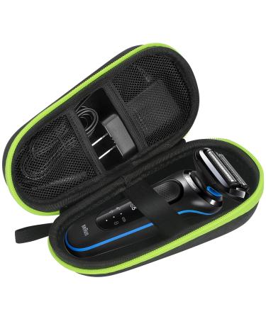 Classycoo bag case for brown series 3S/5S/7S/9S Braun Series 3/5/7/9 electric shaver razor men hard travel wear shells razor travel tax razor travel case hard travel shell -green fluorescence - Buy Online on GoSupps.com