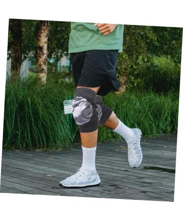Men's Athletic Knee Pads & Compression Strap - Supportive Knee Brace & Stabilizer for Sports - International Shipping Available - Buy Online on GoSupps.com