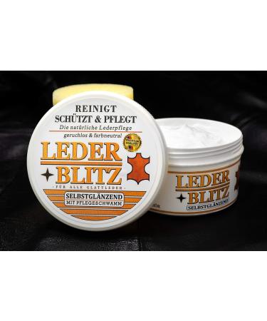 Premium Colorless Leather Care Balm for Jackets Handbags Shoes & More | Cleans & Maintains All Leather Types - Buy Online on GoSupps.com