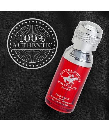 Beverly Hills Polo Club BHPC Men's Eau De Toilette Bonus Pack 1.7oz EDT + Bonus EDT Pocket Spray (Blaze) - Buy Online on GoSupps.com