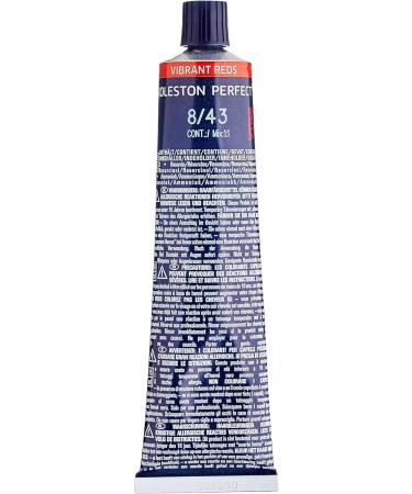 Wella Koleston Perfect ME+ Vibrant Reds 8/43 Light Blonde/Red Gold 60 ml - Pack of 1 - Buy Online on GoSupps.com
