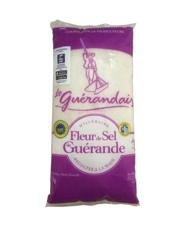 Le Guerandais Fleur de Sel - 1000g fine salt from Gu rande for seasoning and refining without additives - Buy Online on GoSupps.com