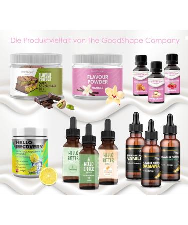  HelloShape Flavour Drops 2 x 50ml Pistachio Cream & Nut Nougat Sugar Free Flavored Drops No Calorie Sweeten with Pipette - Vegan - For N - Buy Online on GoSupps.com