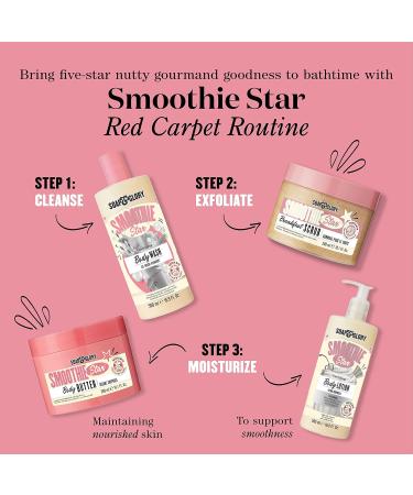 Buy Soap & Glory Smoothie Star Body Butter - Vanilla & Almond Infused Cream for Dry Skin | Rich Moisturizing 300ml - International Shipping Available - Buy Online on GoSupps.com