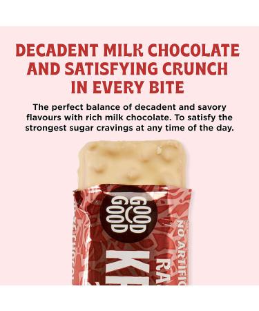 GOOD GOOD Krunchy Keto Bar Raspberry Cheesecake - High Fiber Low Carb Protein Bar (15x35g) - No Added Sugar - Diabetic & Sugar Intolerant Friendly - Buy Online on GoSupps.com