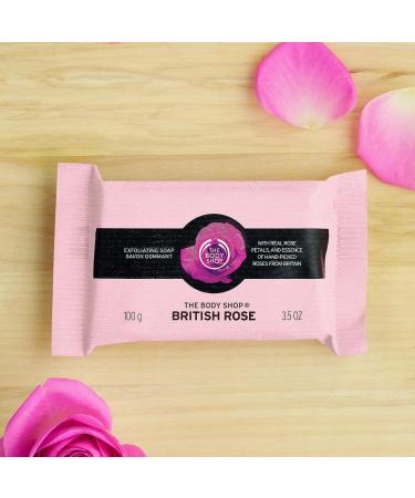 Buy The Body Shop British Rose Exfoliating Soap - 12 Pack (3.5 oz) | International Shipping Available - Buy Online on GoSupps.com