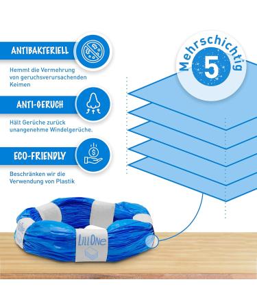 Lillons 4 Innovative Refill Packs for Odor-Free Diapers | Compatible with Foppapedretti Angelcare Tommee Tippee Twist & Click LitterLocker II | 4 Pack - Buy Online on GoSupps.com