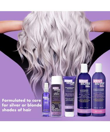 Shiny Silver Ultra Shine Spray - Restores Brightness to White/Grey Hair - 4 Fl. Oz - Buy Online on GoSupps.com