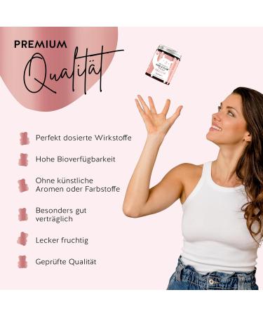 Keratin Gummy Bears for Healthy Hair & Strong Nails | Support Hair Loss | 400mg Keratin | 60 Pieces | Vitamins C E Biotin & More - Buy Online on GoSupps.com