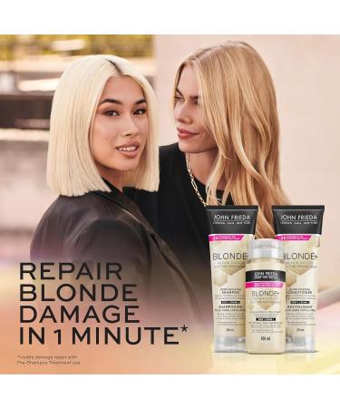 John Frieda Blonde+ Repair System Bond Building Conditioner | STEP 3 | Repairs Strengthens and Nourishes Blonde Damaged from Lightening 250mL - Buy Online on GoSupps.com