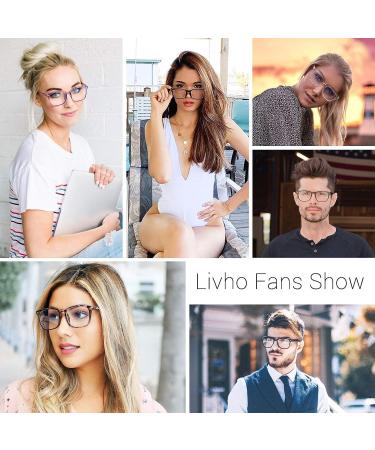 Buy Livho Women's Blue Light Filter Glasses - TR90 Super-Light Anti-Fatigue Computer & Gaming Goggles (Clear + Pink) - International Shipping Available - Buy Online on GoSupps.com