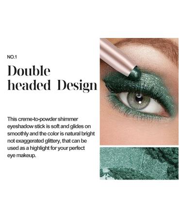 Double-Ended Eyeshadow Stick | Waterproof Concealer & Highlighter | Long-Lasting Portable Makeup | Perfect for Halloween & Daily Use (12 - Buy Online on GoSupps.com